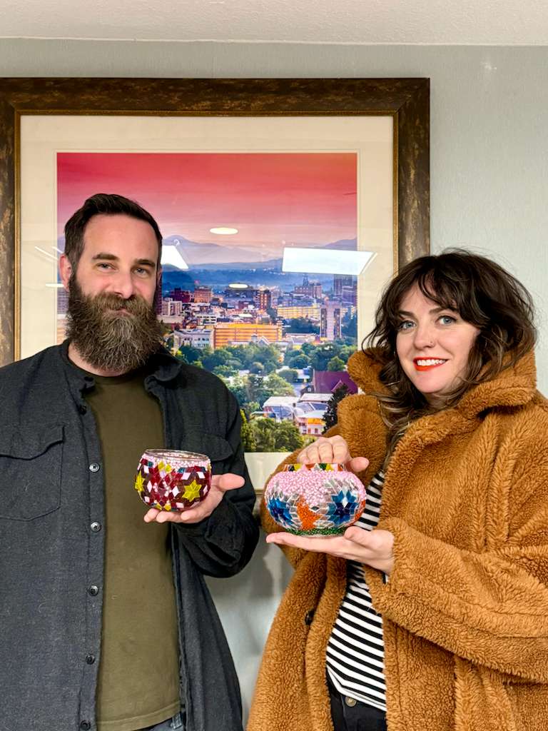 Mother’s Day Mosaic Lamp Workshop