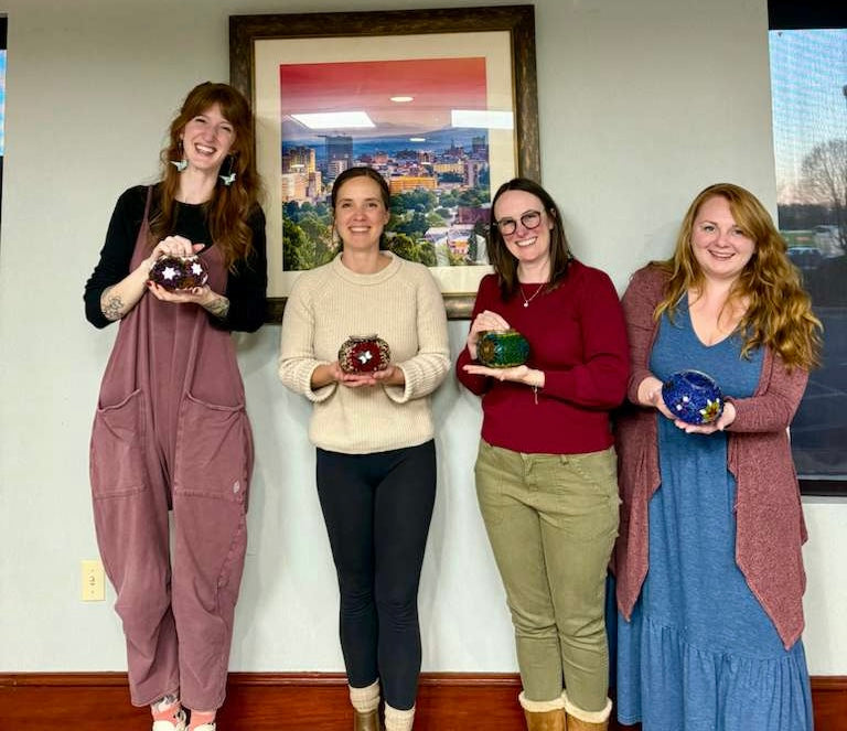 Mother’s Day Mosaic Lamp Workshop