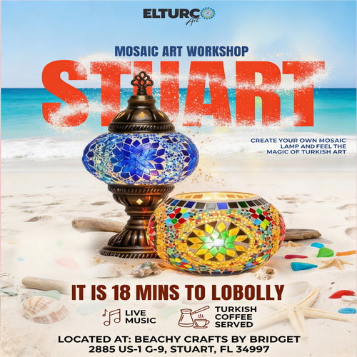 Stuart Mosaic Lamp Workshop Loblolly Specials