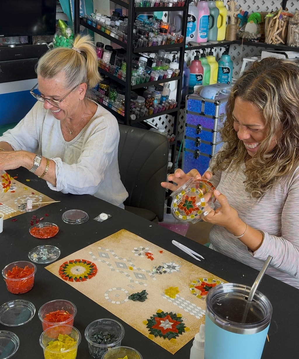 Hollywood Mosaic Lamp Workshop- May 6th/ 3-6 PM